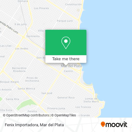 Mapa de Fenix Importadora