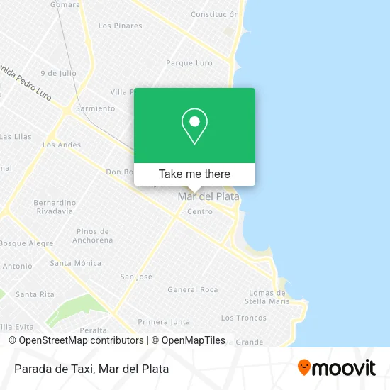 Parada de Taxi map