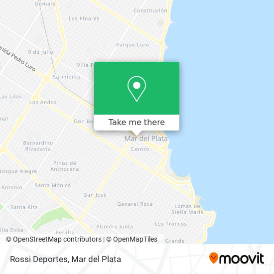 Mapa de Rossi Deportes