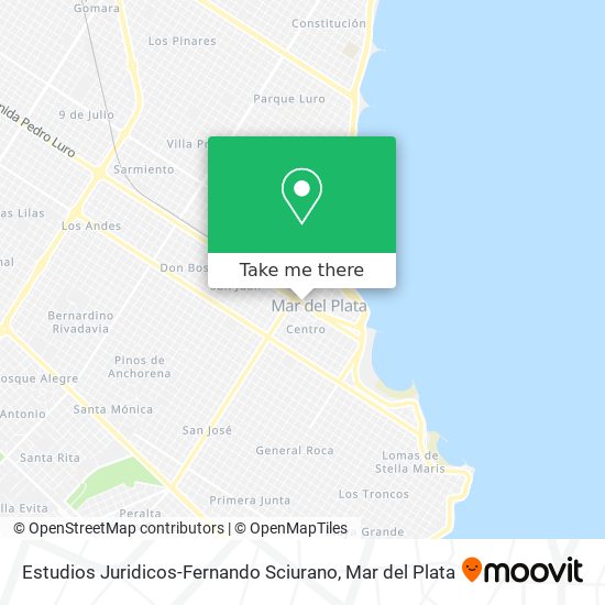 Estudios Juridicos-Fernando Sciurano map