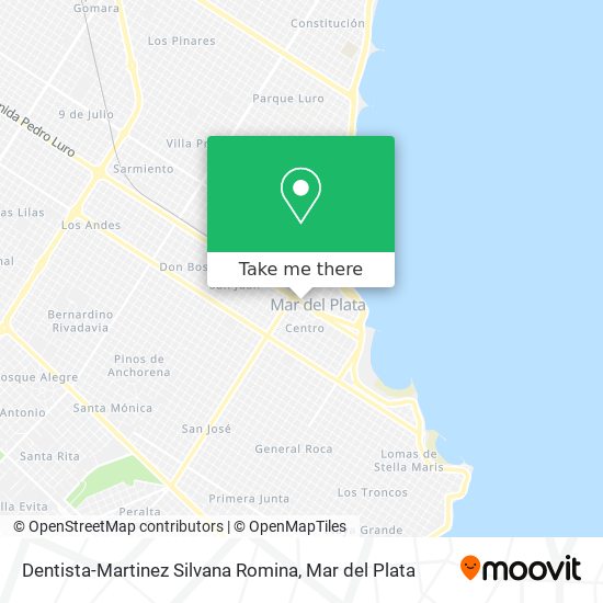 Mapa de Dentista-Martinez Silvana Romina