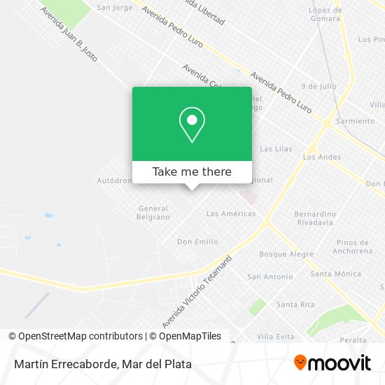 Martín Errecaborde map