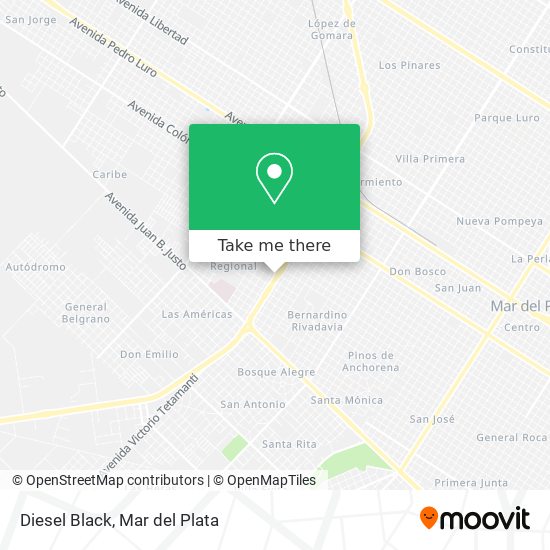 Mapa de Diesel Black