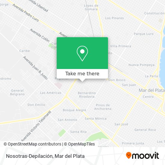 Nosotras-Depilación map