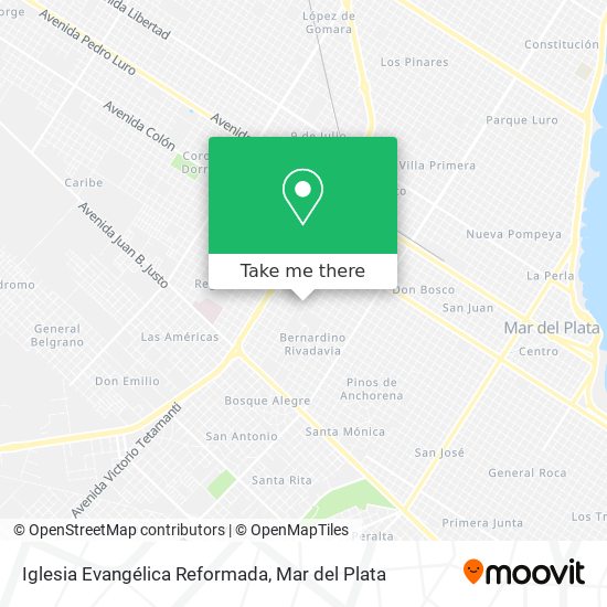 Iglesia Evangélica Reformada map