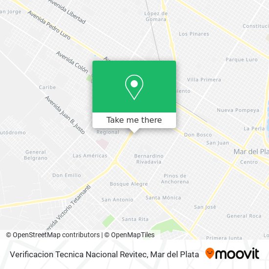 Mapa de Verificacion Tecnica Nacional Revitec