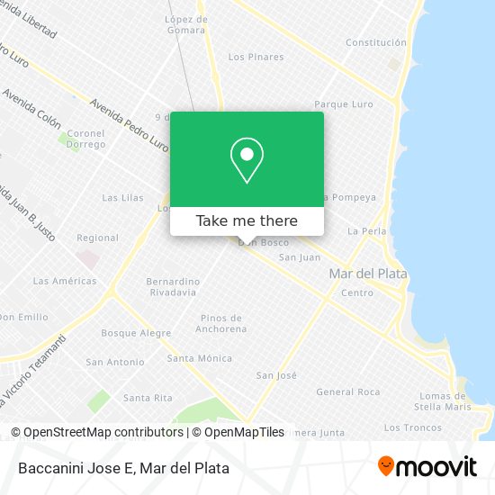 Baccanini Jose E map