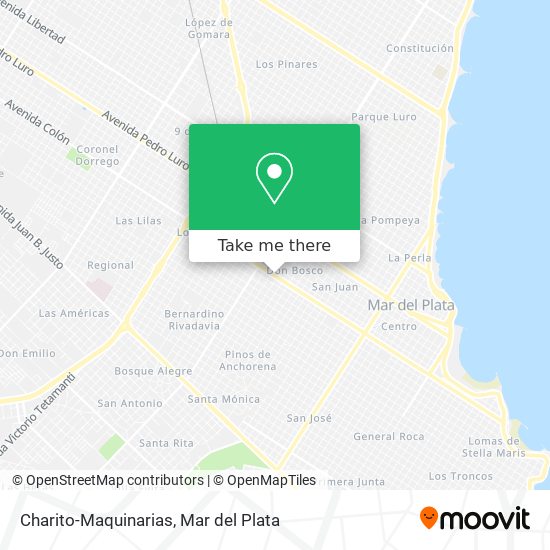 Charito-Maquinarias map