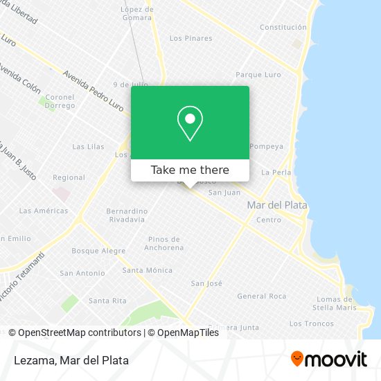 Mapa de Lezama