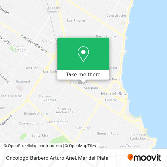 Mapa de Oncologo-Barbero Arturo Ariel