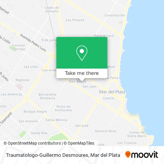 Traumatologo-Guillermo Desmoures map