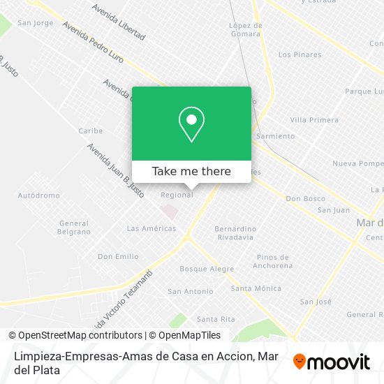 Mapa de Limpieza-Empresas-Amas de Casa en Accion