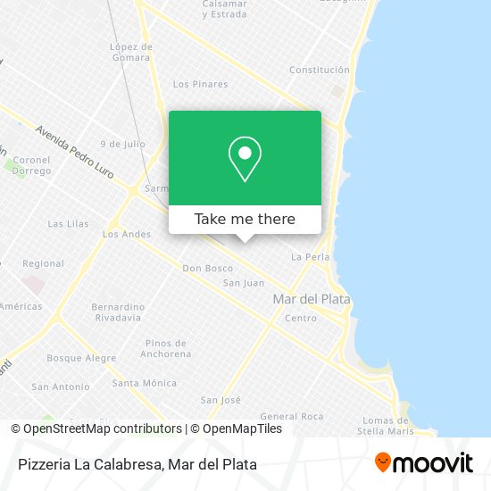 Pizzeria La Calabresa map