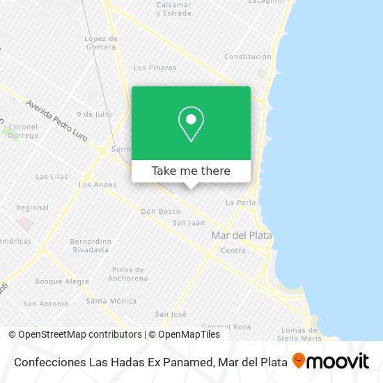 Mapa de Confecciones Las Hadas Ex Panamed