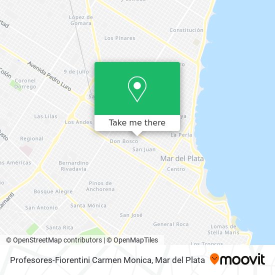 Profesores-Fiorentini Carmen Monica map