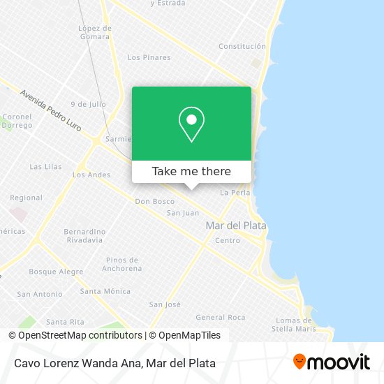 Mapa de Cavo Lorenz Wanda Ana