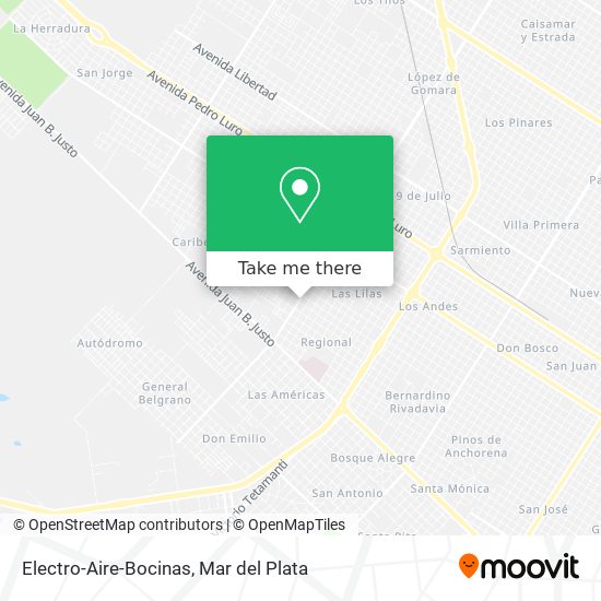 Electro-Aire-Bocinas map