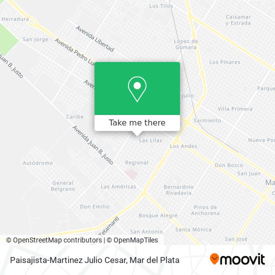 Mapa de Paisajista-Martinez Julio Cesar