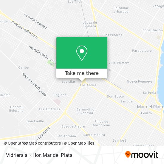 Mapa de Vidriera al - Hor