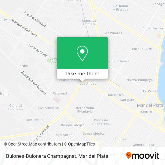 Mapa de Bulones-Bulonera Champagnat