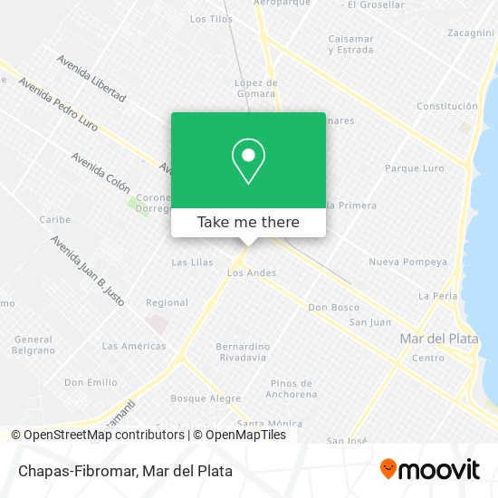 Chapas-Fibromar map