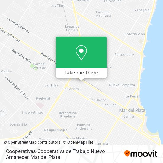 Cooperativas-Cooperativa de Trabajo Nuevo Amanecer map