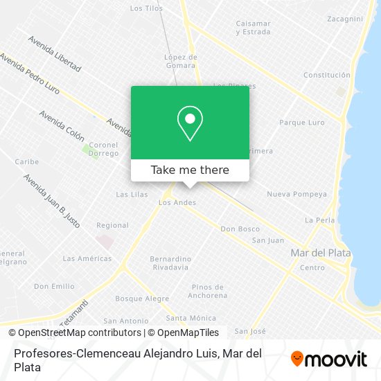 Profesores-Clemenceau Alejandro Luis map