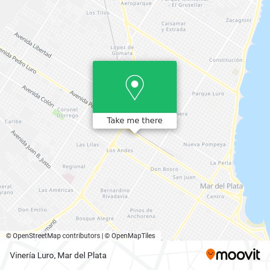 Vinería Luro map