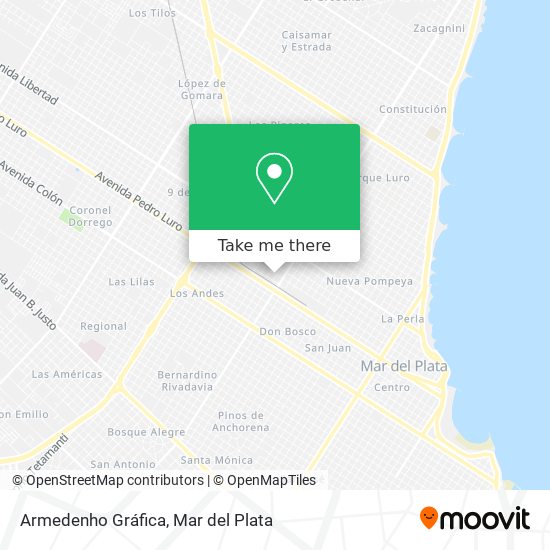 Mapa de Armedenho Gráfica