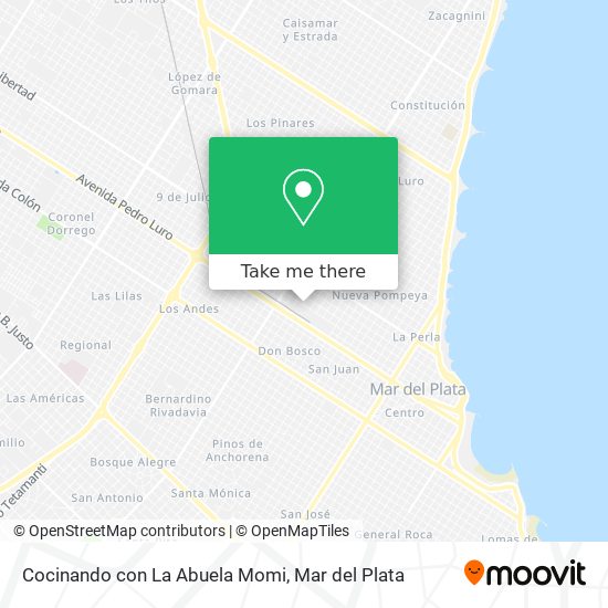 Cocinando con La Abuela Momi map