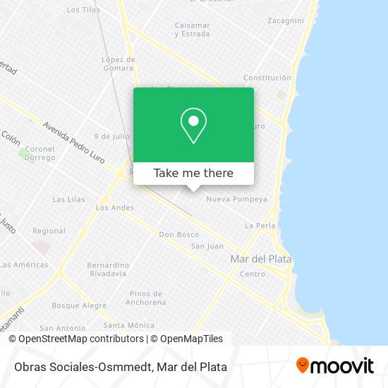 Obras Sociales-Osmmedt map
