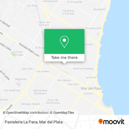 Pasteleria La Pana map