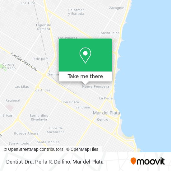 Dentist-Dra. Perla R. Delfino map