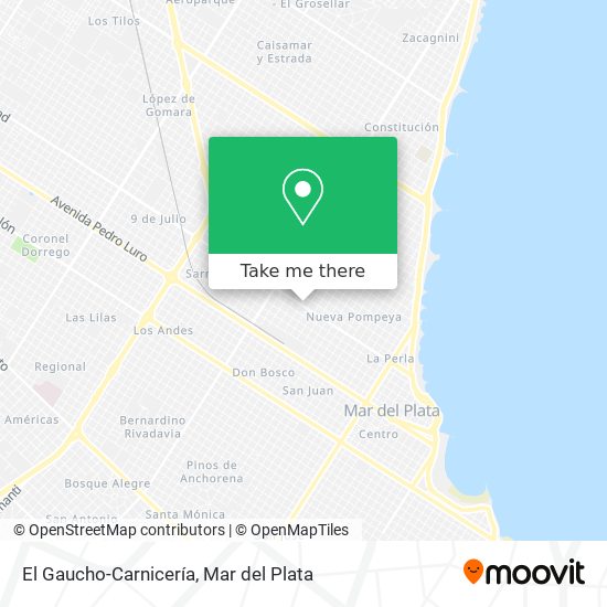 Mapa de El Gaucho-Carnicería