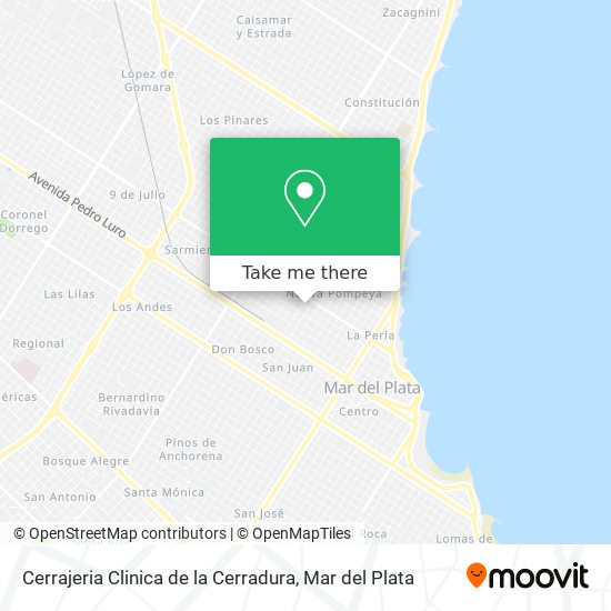 Mapa de Cerrajeria Clinica de la Cerradura