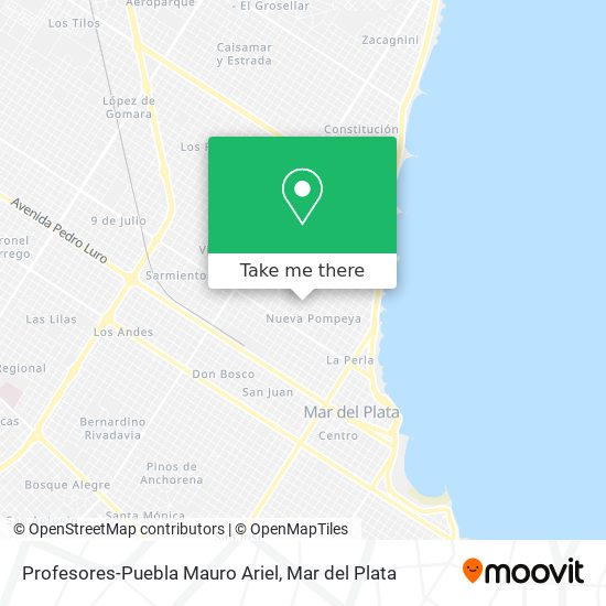 Profesores-Puebla Mauro Ariel map