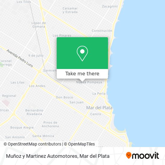 Muñoz y Martinez Automotores map