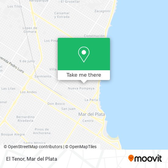 Mapa de El Tenor