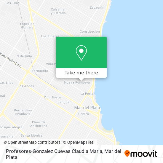 Profesores-Gonzalez Cuevas Claudia Maria map