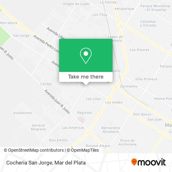 Mapa de Cocheria San Jorge