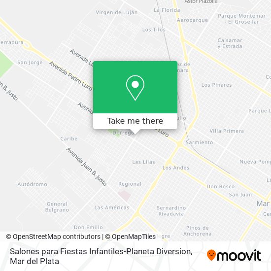 Salones para Fiestas Infantiles-Planeta Diversion map