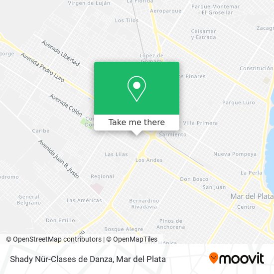 Shady Nür-Clases de Danza map