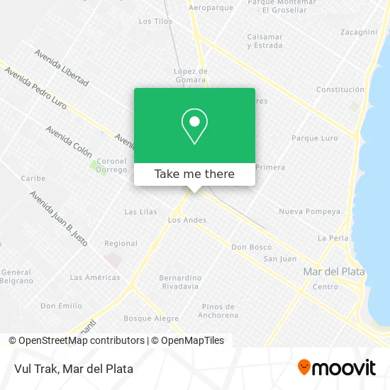 Mapa de Vul Trak