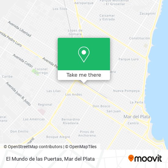Mapa de El Mundo de las Puertas