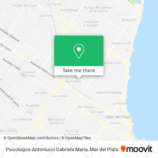 Psicologos-Antoniucci Gabriela Maria map