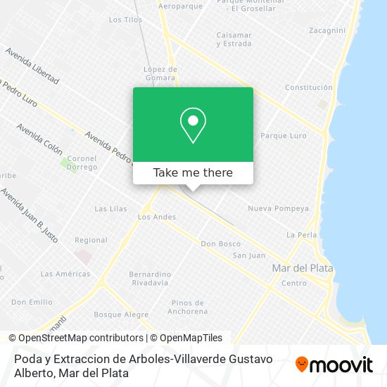 Poda y Extraccion de Arboles-Villaverde Gustavo Alberto map