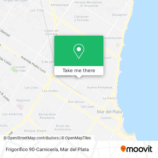 Mapa de Frigorífico 90-Carnicería
