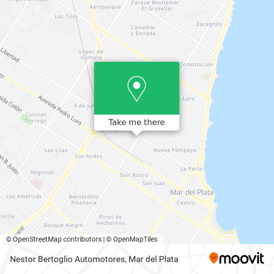 Mapa de Nestor Bertoglio Automotores