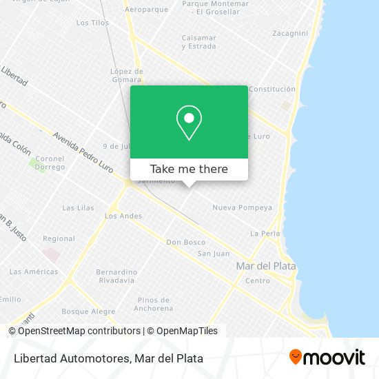 Mapa de Libertad Automotores