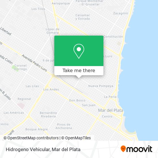 Hidrogeno Vehicular map